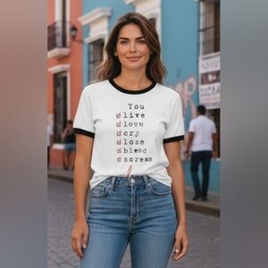 As Colour Alanis Morissette You Learn T-shirt